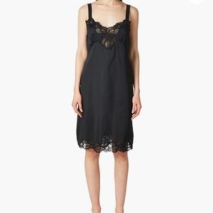 Ilusion Black Lace Slip 40